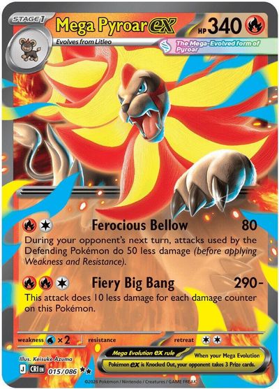 Mega Pyroar ex #15