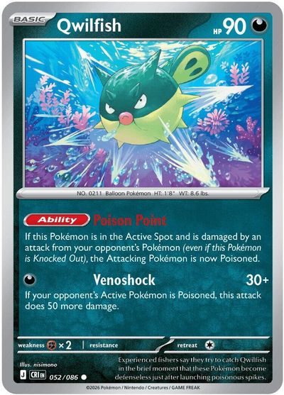 Qwilfish [Reverse Holo] #52