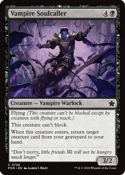 Vampire Soulcaller 0758 #758