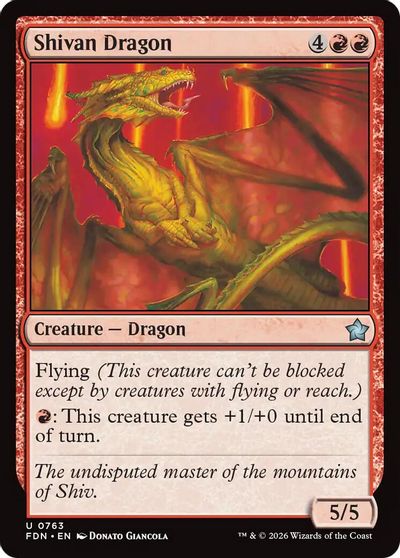 Shivan Dragon 0763 #763