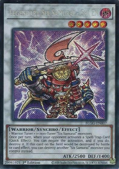 Legendary Six Samurai - Shi En BLGG-EN007