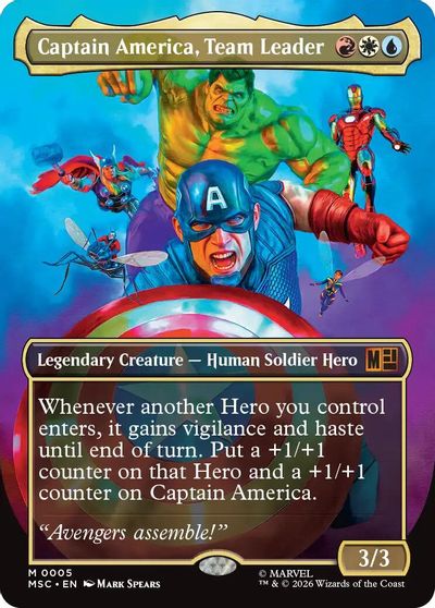 Captain America, Team Leader (Borderless)