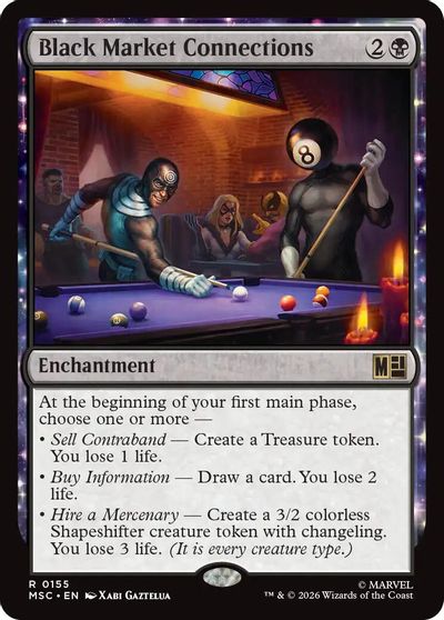 Black Market Connections Surge Foil #155
