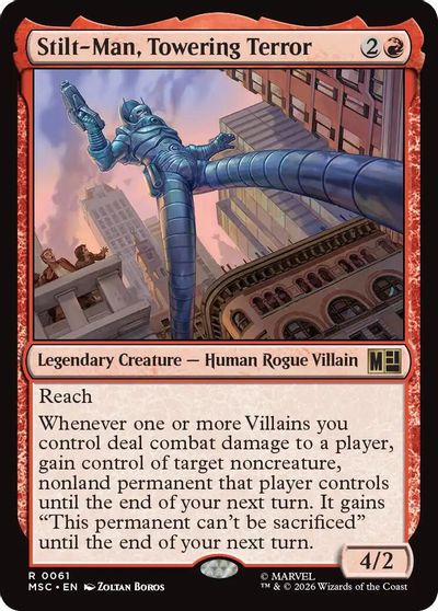 Stilt Man Towering Terror Surge Foil #61
