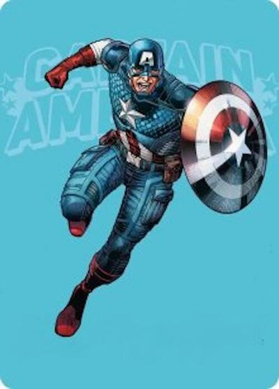 Captain America Super Soldier Art Card #21