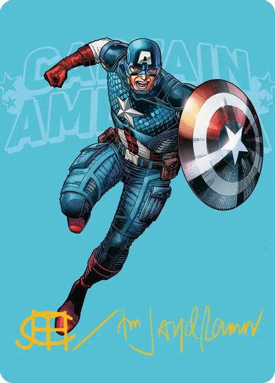 Captain America Super Soldier Art Card
