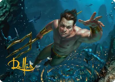 Namor the Sub Mariner Art Card Gold Stamped Signature #6