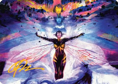 Pym Particles Art Card Gold Stamped Signature #8