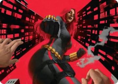 Black Widow Deadly Hunter Art Card #42