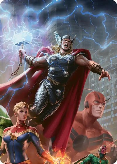 Thor Guardian of Midgard Art Card #3