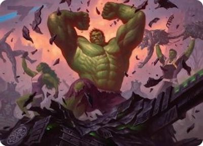 HULK SMASH Art Card #10