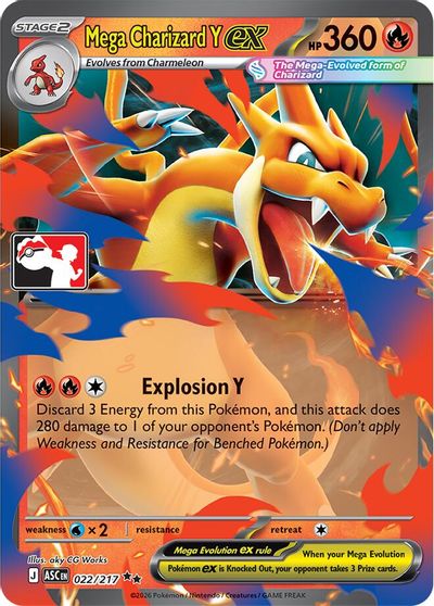 Mega Charizard Y Ex [Prize Pack] #22