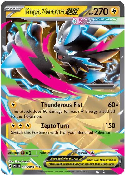 Mega Zeraora ex #27