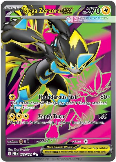 Mega Zeraora ex #98