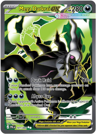 Mega Darkrai ex #101