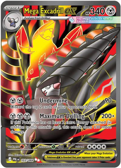 Mega Excadrill ex #103
