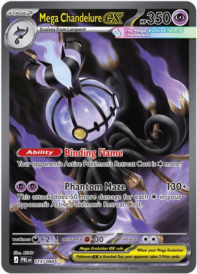 Mega Chandelure ex #115