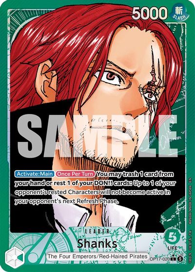 Shanks [Alternate Art] OP17-020