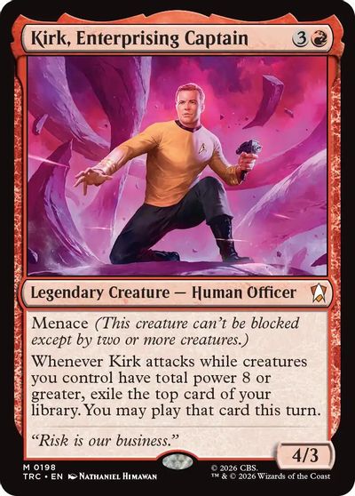 Kirk Enterprising Captain