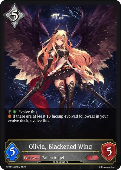 Olivia, Blackened Wing