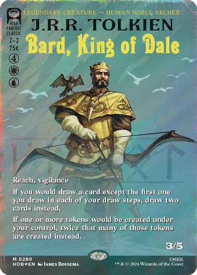 Bard, King of Dale (Borderless) (Surge Foil)