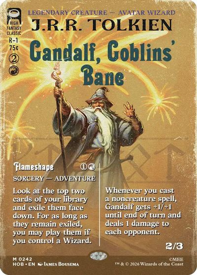 Gandalf Goblins Bane Borderless #242