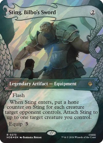 Sting, Bilbo's Sword [Showcase Foil] #273