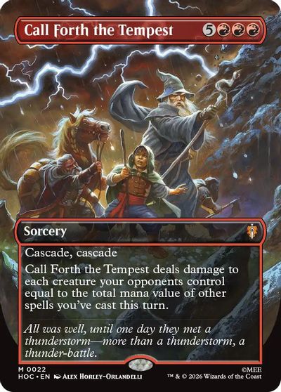Call Forth the Tempest Borderless #22