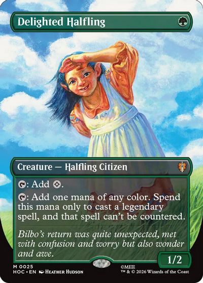 Delighted Halfling Borderless #25