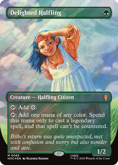Delighted Halfling Borderless Surge Foil #65