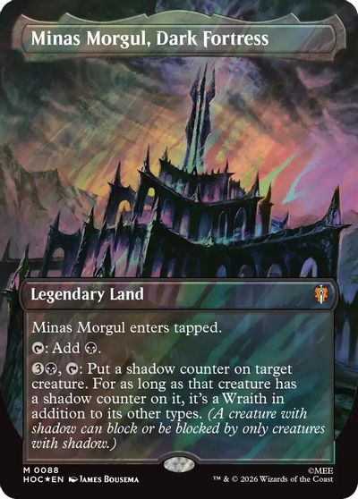 Minas Morgul Dark Fortress Borderless Surge Foil #88