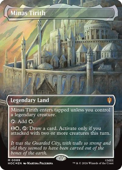 Minas Tirith Borderless Surge Foil #89