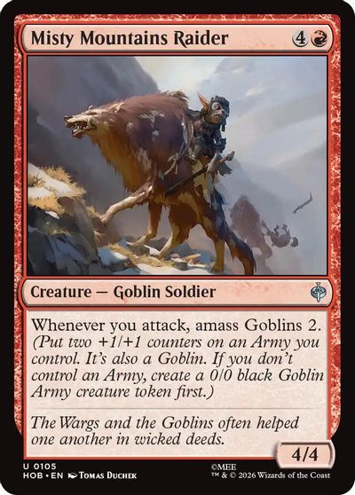 Misty Mountains Raider #105