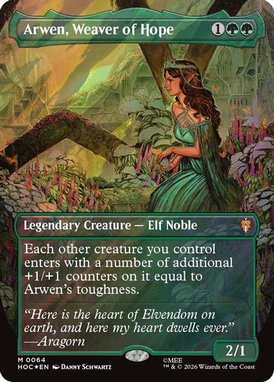 Arwen Weaver of Hope Borderless Surge Foil #64