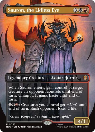 Sauron the Lidless Eye Borderless #37