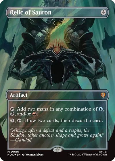 Relic of Sauron Borderless Surge Foil #86