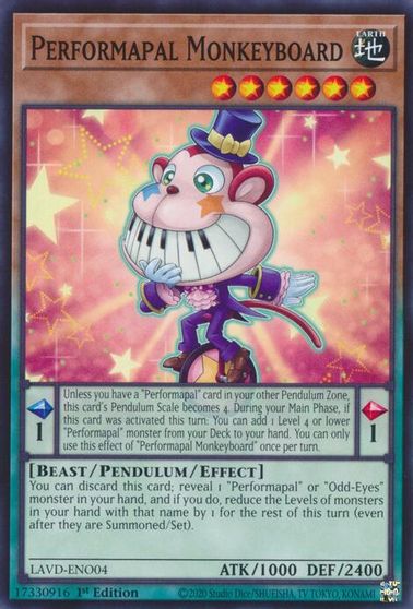Performapal Monkeyboard #LAVD-ENO04