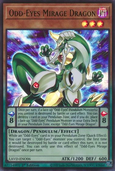 Odd Eyes Mirage Dragon