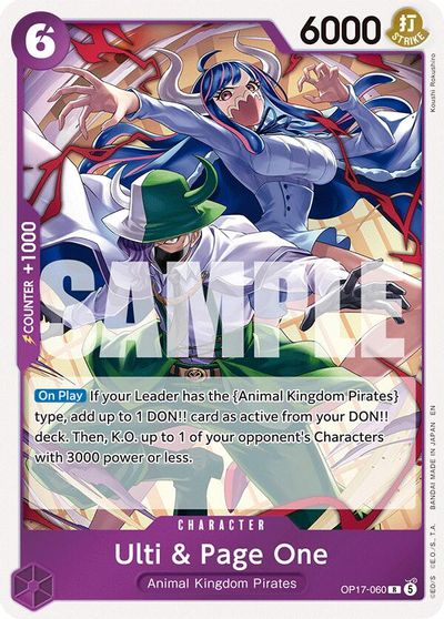 Ulti & Page One OP17-060