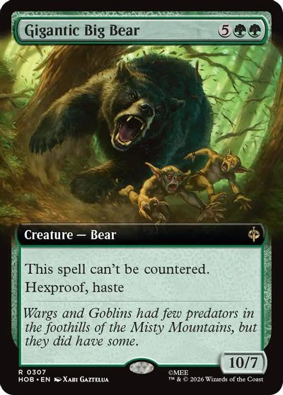 Gigantic Big Bear Extended Art #307