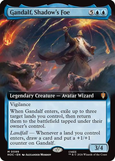 Gandalf Shadows Foe Extended Art #99