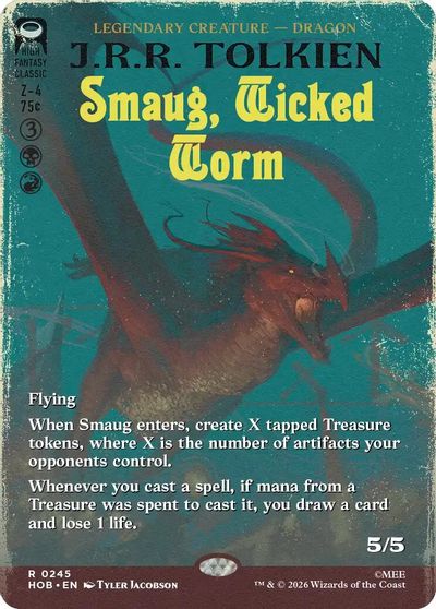 Smaug Wicked Worm Borderless #245