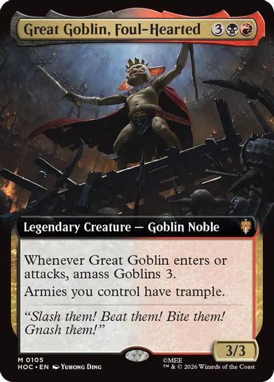 Great Goblin Foul Hearted Extended Art #105