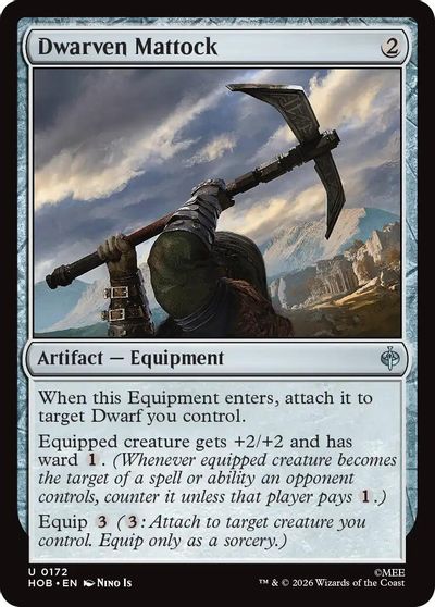 Dwarven Mattock #172