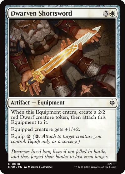 Dwarven Shortsword #10