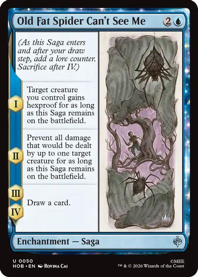 Old Fat Spider Cant See Me #50