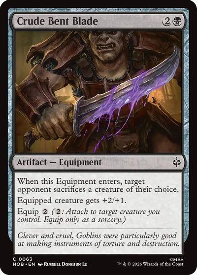 Crude Bent Blade #63