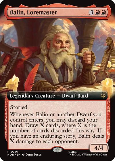 Balin Loremaster Extended Art #301