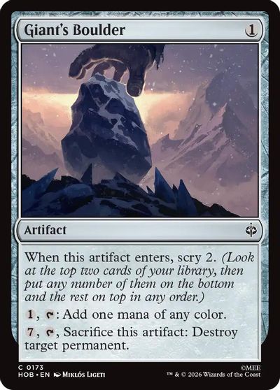Giants Boulder #173