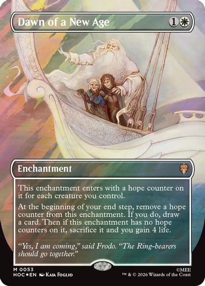 Dawn of a New Age Borderless Surge Foil #53